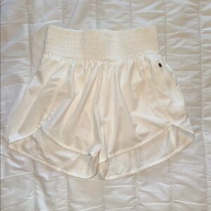White Women's Athletic Shorts